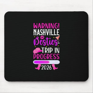 Tapis De Souris Voyage des meilleures amies à Nashville 2026 En co