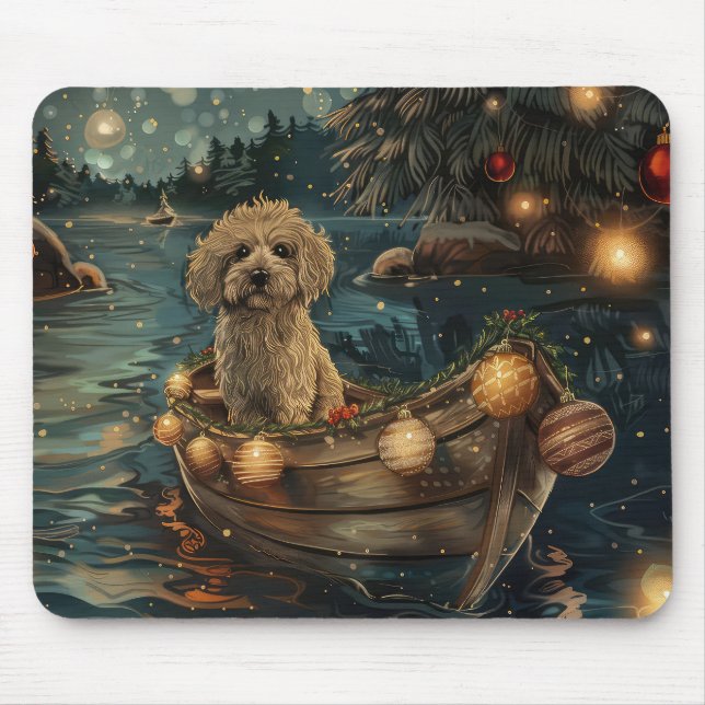 Tapis De Souris Voyage festif de Noël Havanais (Devant)