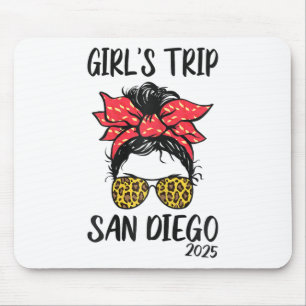 Tapis De Souris Voyage Filles San Diego 2025 Vacances Filles Week-