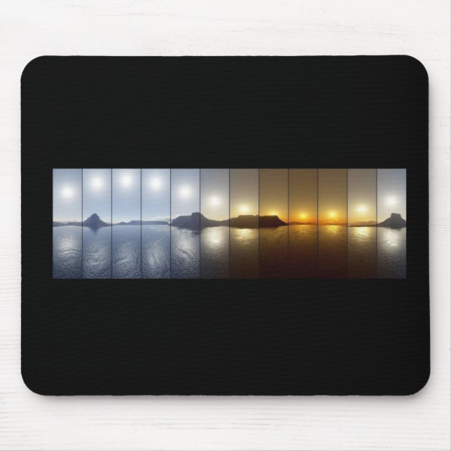 Tapis De Souris Voyage stupéfiant de Sun (Devant)