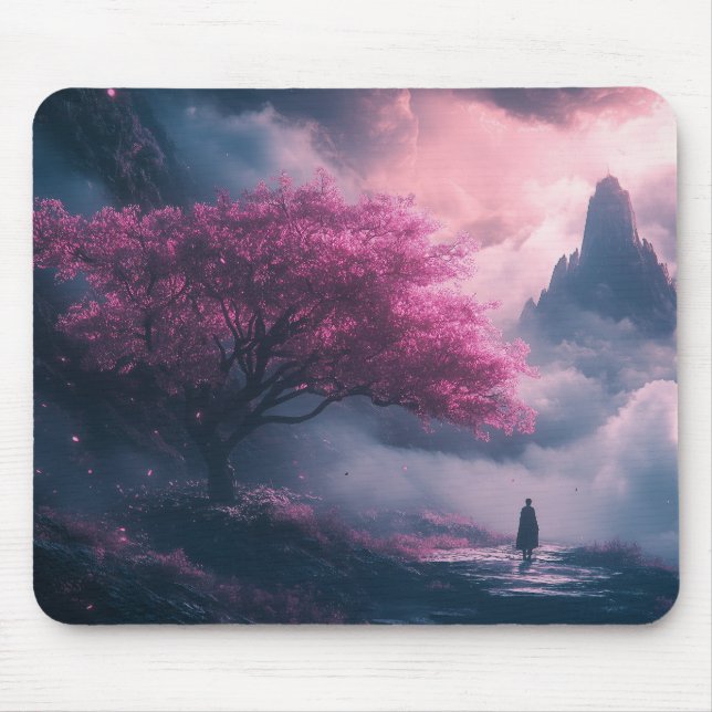 Tapis De Souris Voyages épopés au printemps (Devant)