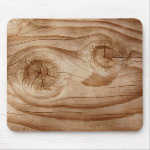 Tapis De Souris Vraie photo en bois Mousepad