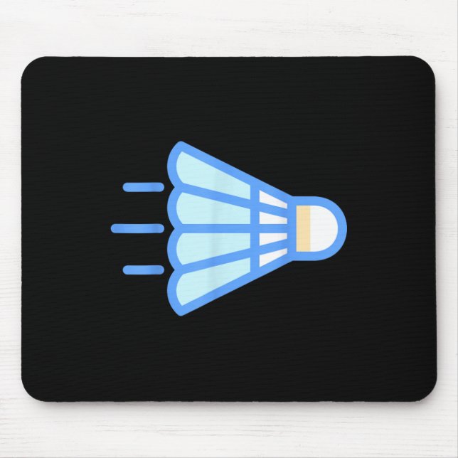Tapis De Souris Vraiment comme le volant de badminton 4  (Devant)