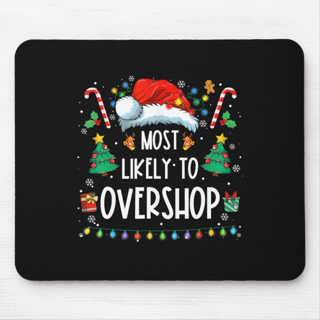 Tapis De Souris Vraisemblablement Overshop Shopping Famille Crew N (Devant)