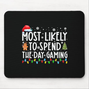 Tapis De Souris Vraisemblablement Passer La Journée Jeu Jeu Joueur