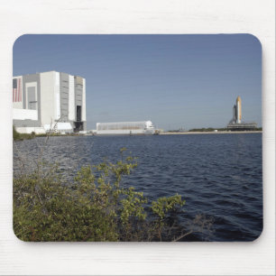 Tapis De Souris Vu à travers le bassin, navette spatiale