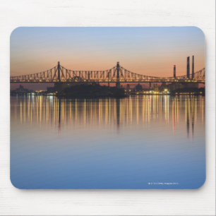 Tapis De Souris Vu de Manhattan au-dessus de l'East River.