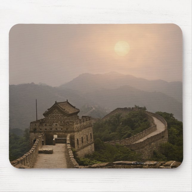 Tapis De Souris Vue aérienne de la Grande Muraille de Chine (Devant)