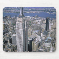 Vue aérienne de l'Empire State Building et