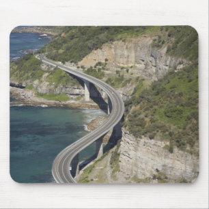 Tapis De Souris Vue aérienne du pont de Sea Cliff près de Wollongo