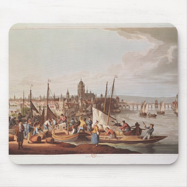 Tapis De Souris Vue de Francfort, 1814 (Devant)