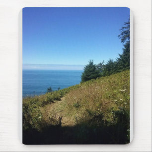 Tapis De Souris Vue de Hart's Cove Trail, Côte de l'Oregon