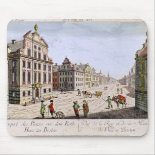 Tapis De Souris Vue de hôtel de ville, Boston