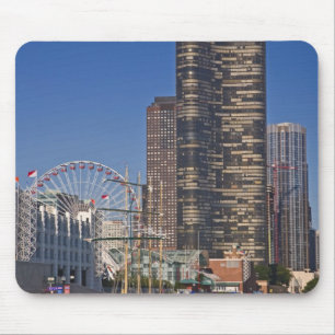 Tapis De Souris Vue de la Marine Pier de Chicago