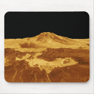 Tapis De Souris vue de perspective 3D de Maat Mons sur Vénus