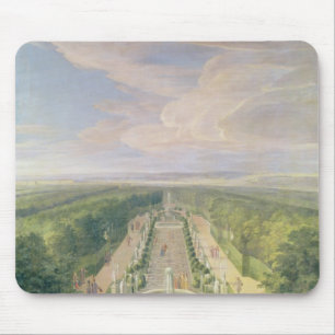 Tapis De Souris Vue de perspective du verger