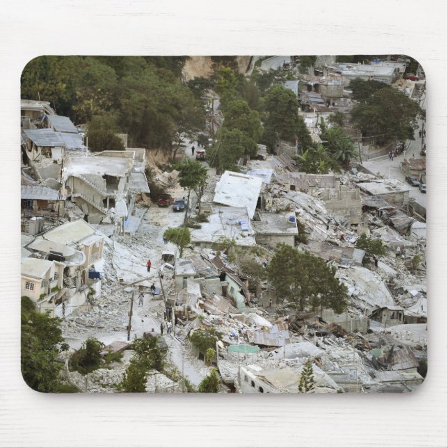Tapis De Souris Vue de Port-au-Prince, Haïti (Devant)