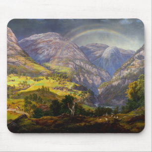 Tapis De Souris Vue de Stalheim en Norvège