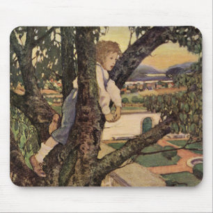 Tapis De Souris Vue des arbres par Jessie Willcox Smith