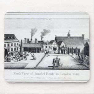 Tapis De Souris Vue du nord de Chambre d'Arundel à Londres