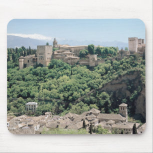 Tapis De Souris Vue du palais d'Alhambra