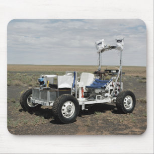 Tapis De Souris Vue d'un véhicule lunaire de 1-G Rover
