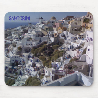 TAPIS DE SOURIS VUE MOUSEPAD DE SANTORINI