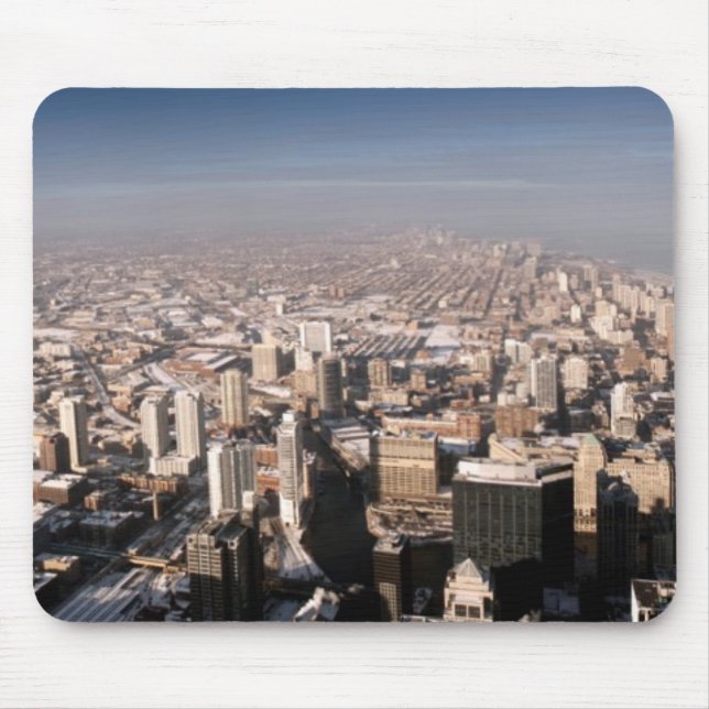 Tapis De Souris Vue panoramique de la ville (Devant)
