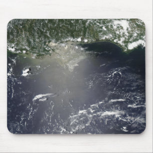Tapis De Souris Vue satellite de la fuite d'huile