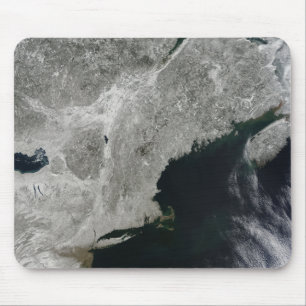 Tapis De Souris Vue satellite de neige