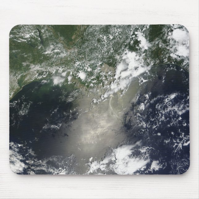 Tapis De Souris Vue satellite des stries et rubans d'huile (Devant)