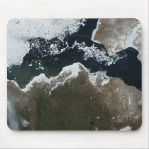 Tapis De Souris Vue satellite du Canada du nord-ouest