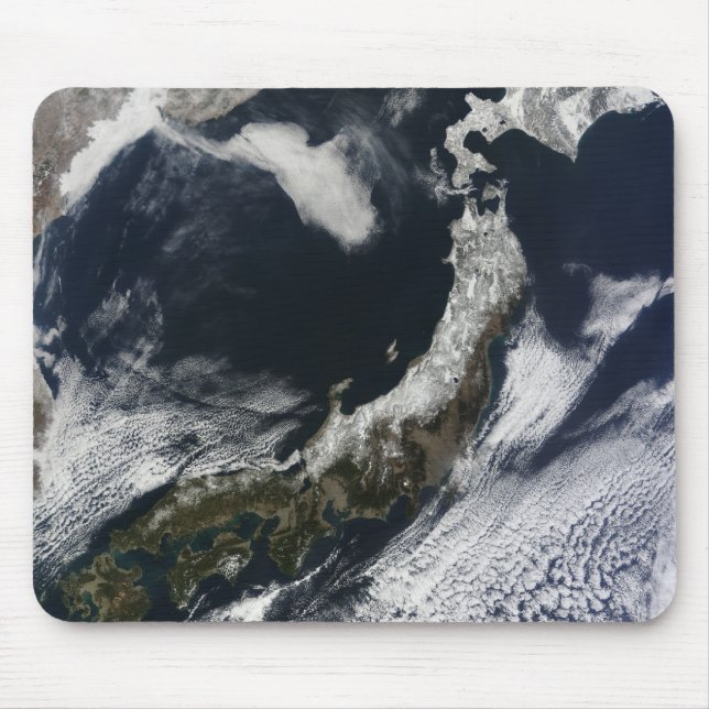 Tapis De Souris Vue satellite du Japon (Devant)