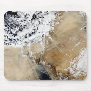 Tapis De Souris Vue satellite du méditerranéen oriental