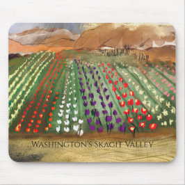Tapis De Souris WA Skagit Valley Tulip Fields Spring Dreams
