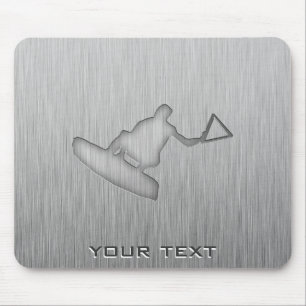 Tapis De Souris Wakeboarder balayé de Métal-regard