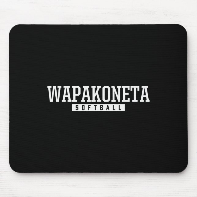 Tapis De Souris Wapakoneta High School Softll  (Devant)