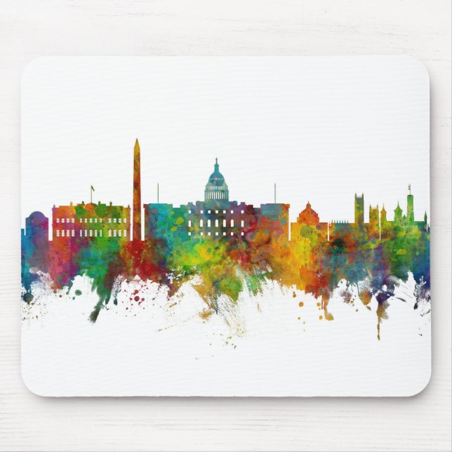 Tapis De Souris Washington DC Skyline (Devant)