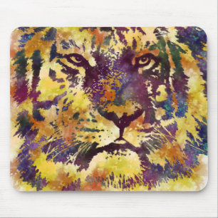 Tapis De Souris Watercolor Tiger