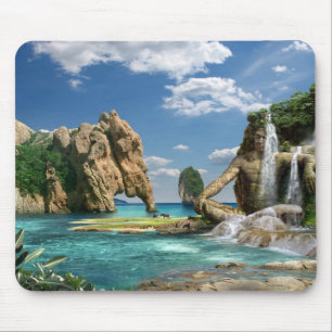 Tapis De Souris Waterfalls Ocean