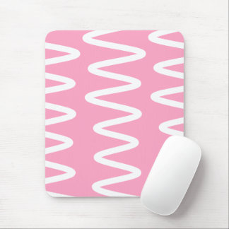 Tapis de souris Wave No. 6 (Rose flamant)