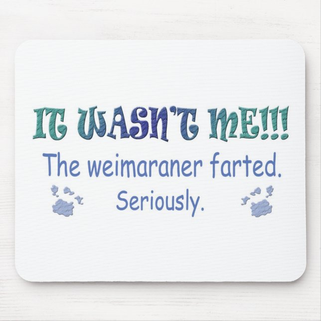 Tapis De Souris Weimaraner (Devant)