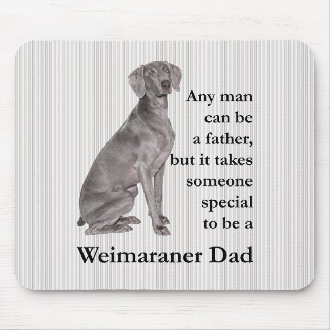 Tapis De Souris Weimaraner Papa Mousepad (Devant)