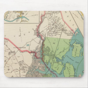 Tapis De Souris Westchester, villes de Pelham