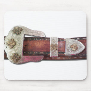 Tapis De Souris Western Belt Buckle
