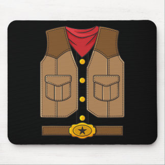 Tapis De Souris Western Cowboy Halloween Garçons Enfants