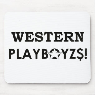 TAPIS DE SOURIS WESTERN PLAYBOIZ / JMT SKATERBOARDS / IPIX