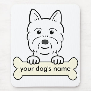 Tapis De Souris Westie personnalisé