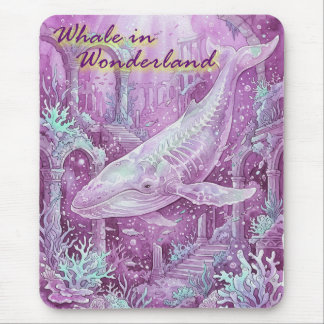 Tapis De Souris Whale in Wonderland Underwater Art