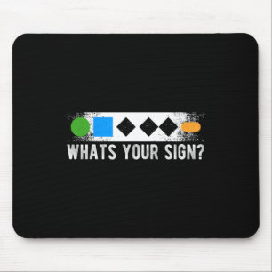 Tapis De Souris Whats Your Sign Sliding Sport Snowboard
